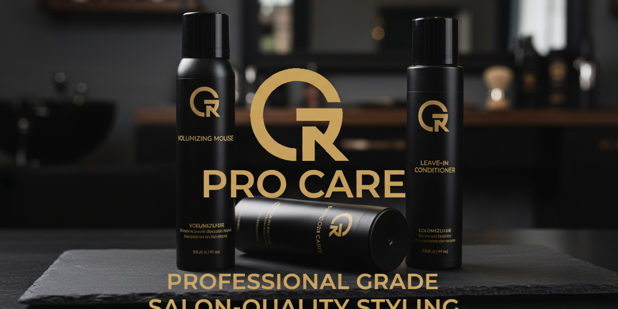 GR PRO CARE Hair Care con Logo