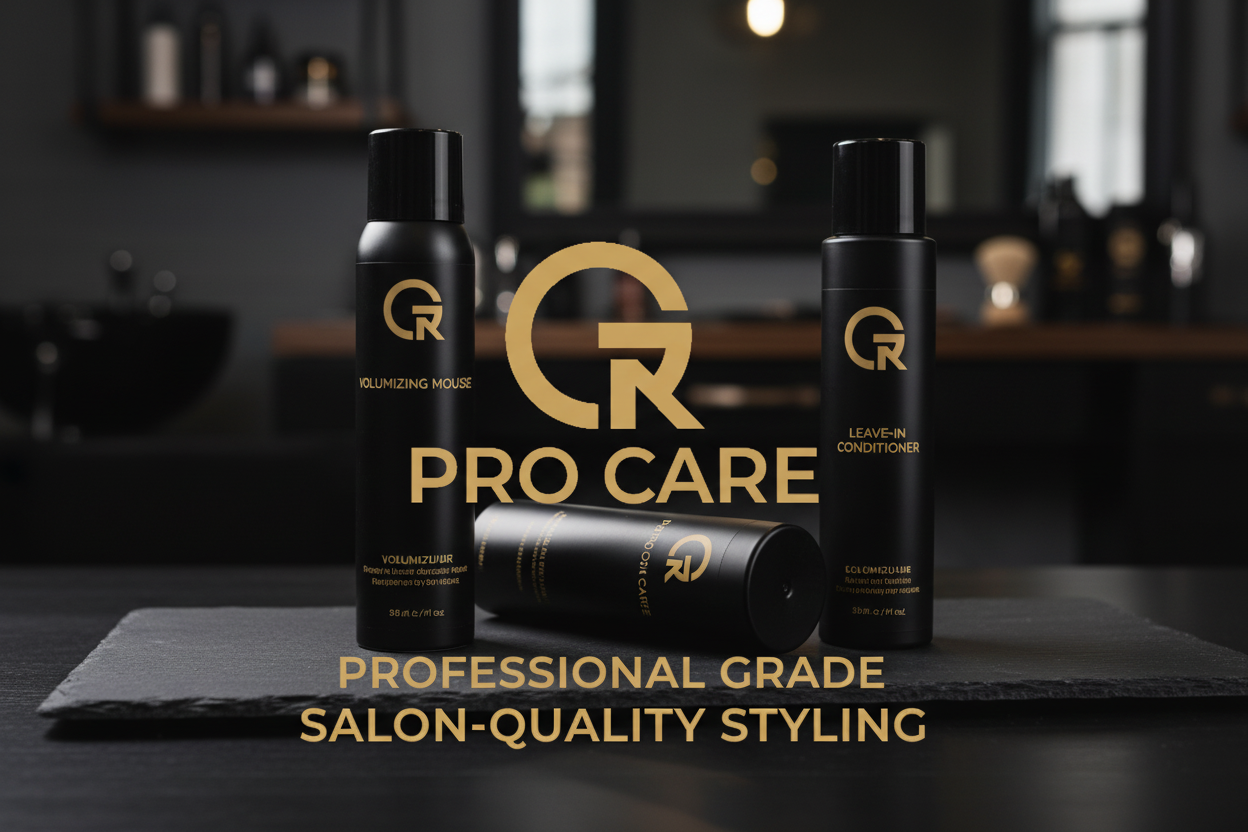 GR PRO CARE Hair Care con Logo