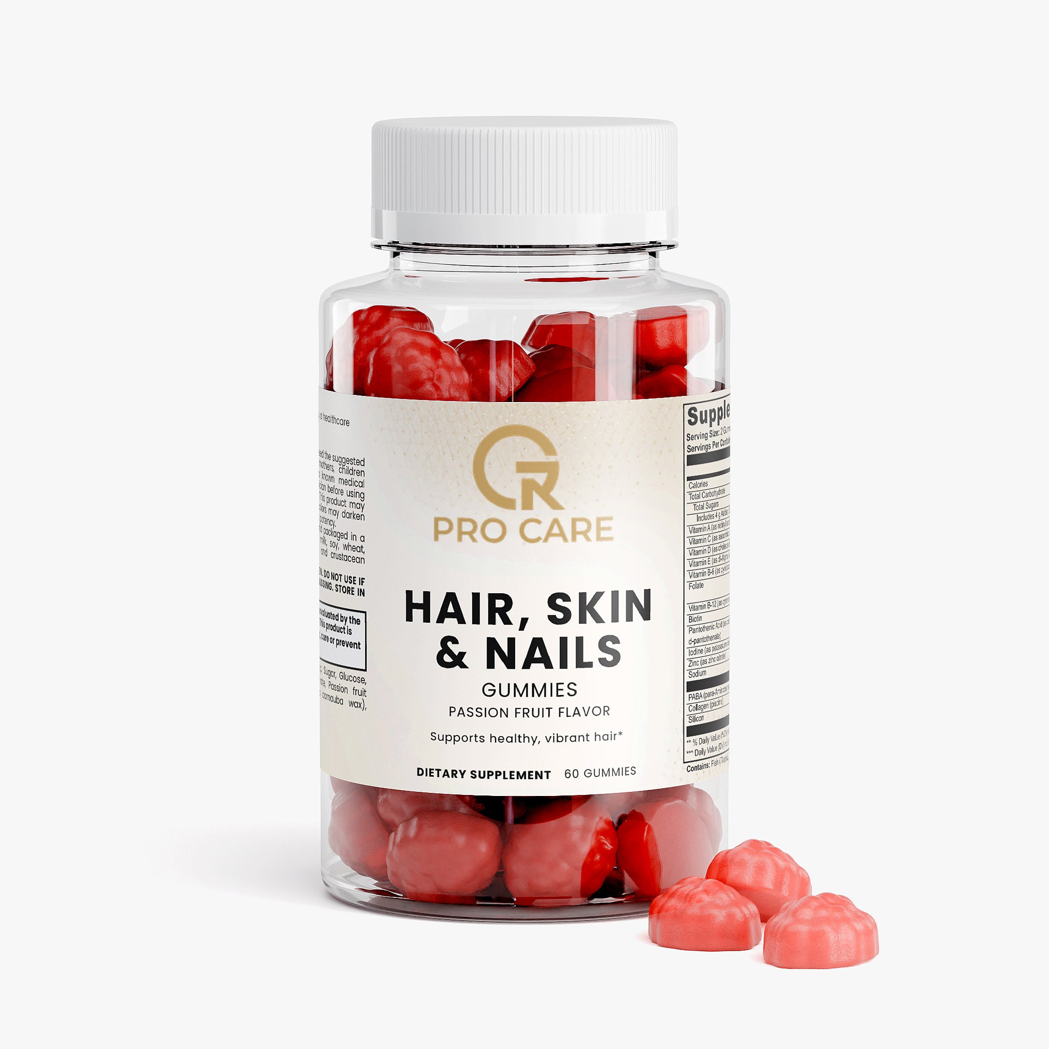Gummies Cheveux, Peau et Ongles