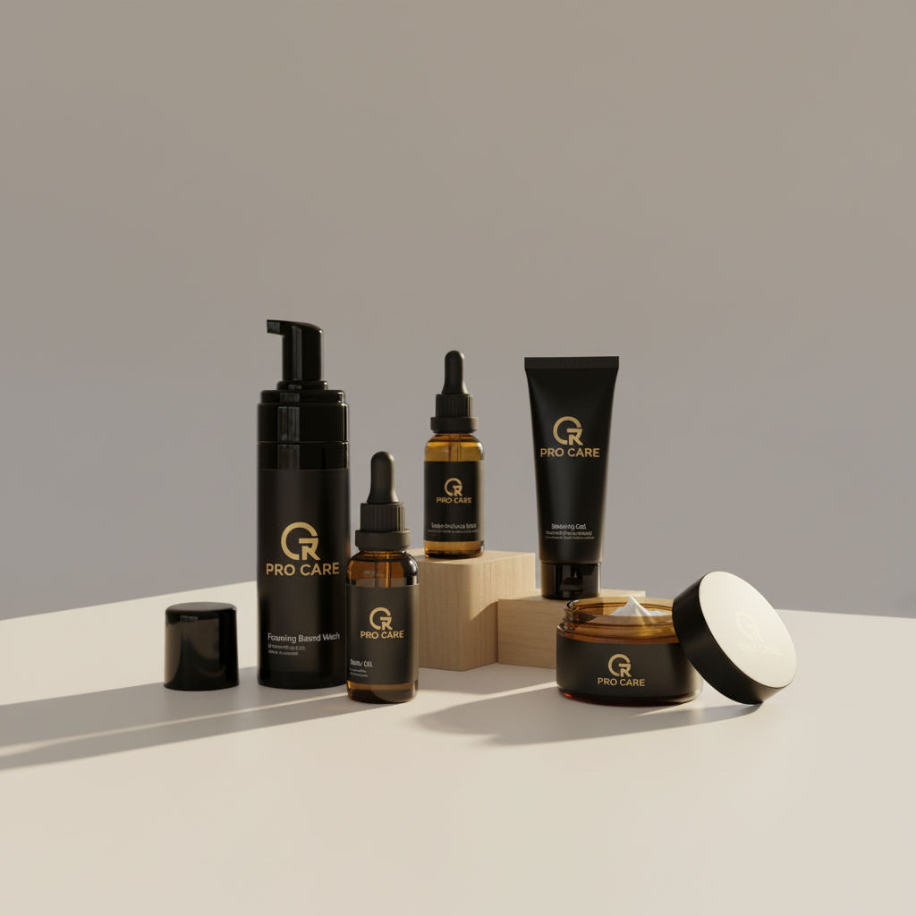 Beard Care Routine — Creative Dark Luxury