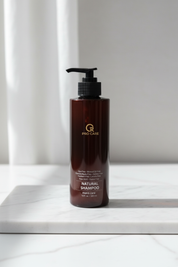 Men's Shampoo - white marble editorial